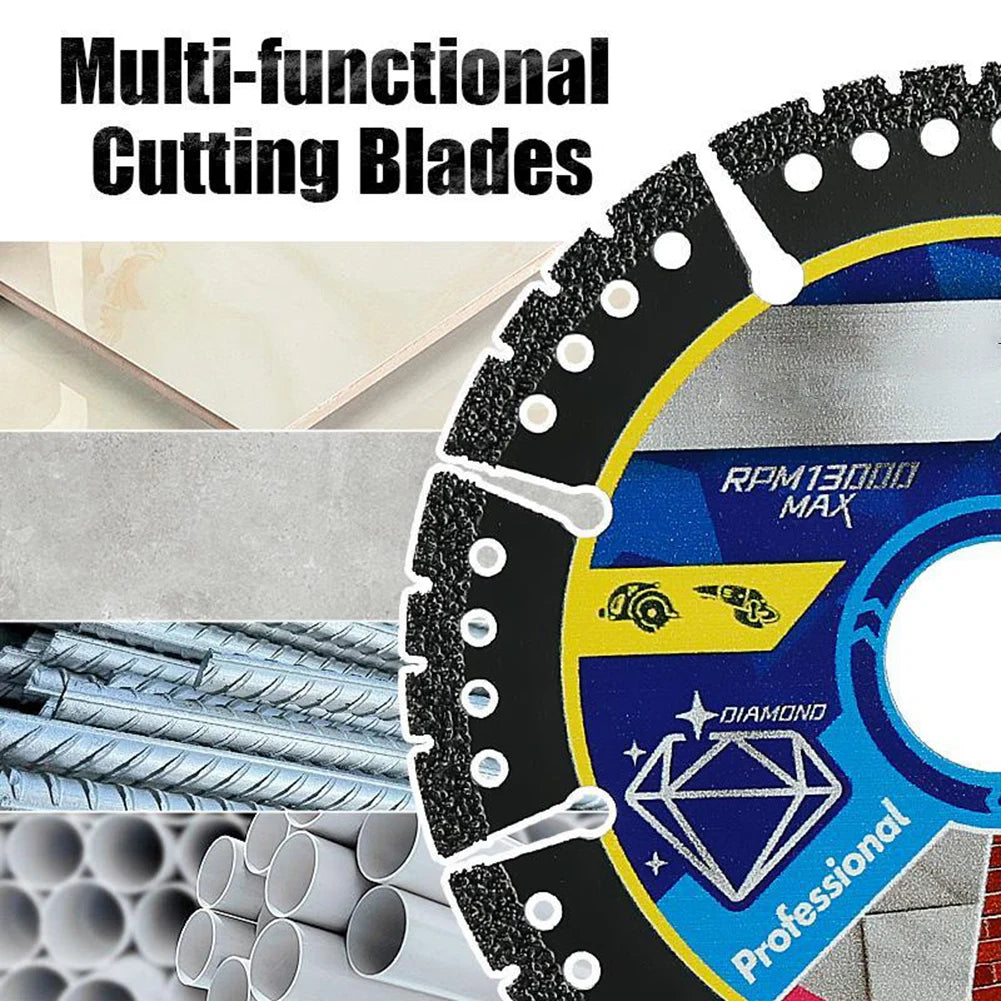 Multi Material Cutting Blades Metal Tile Stone Plastic Angle Grinder Saw Blades for Alloy Cast Iron Marble Tool Accessories Qme