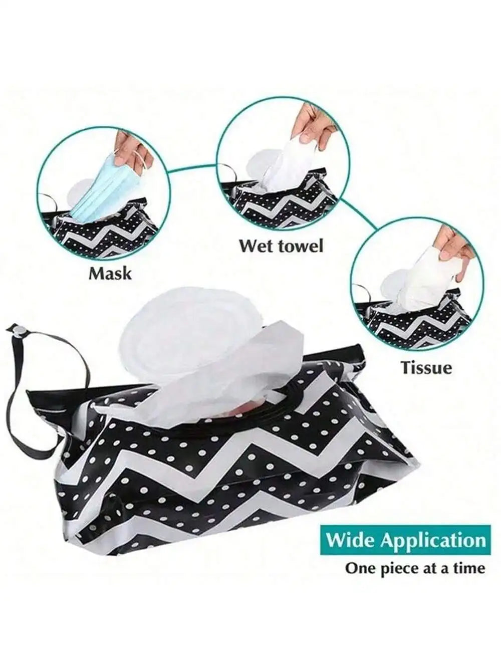 Reusable Wet Wipes Dispenser Box Portable Holder Travel Case Qme