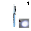 Medical Pen Light Portable Pocket LED Penlight Torch Otoscope Qme 1 Blue
