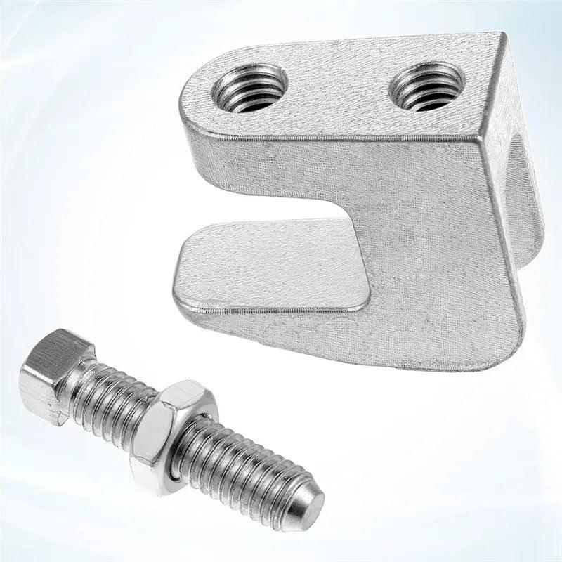 A02F-Iron Beam Clamp 10 Pcs UNC 3/8" 3/4" Jaw Openings Vertical Pipe Support Wall Ceiling For Copper PVC Tubing Qme