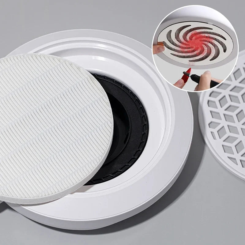 Nail Dust Collector Replacement Filter Vacuum Cleaner Manicure Screen Qme