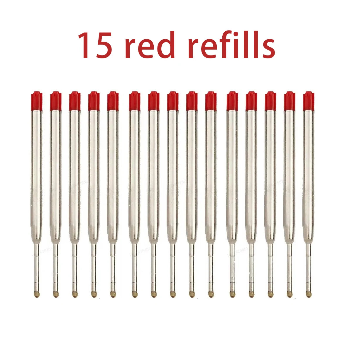 5-30pcs L:3.9 In Ballpoint Pen G2 Metal Refills Blue/Black/Red Ink for Pens Medium Point Rods for Writing Office Stationery Qme 15 red