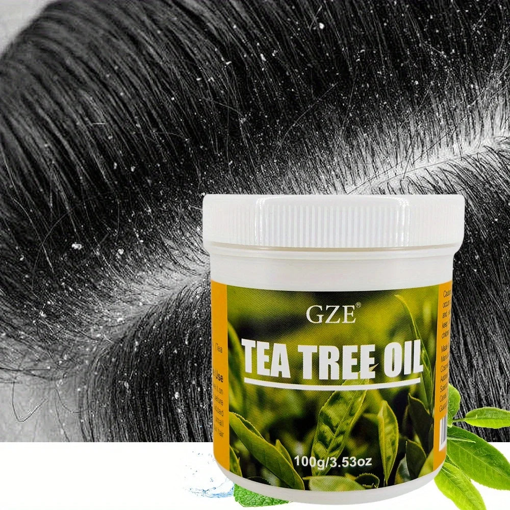 GZE Tea Tree Oil Hair Oil Remove loose dandruff flakes Qme