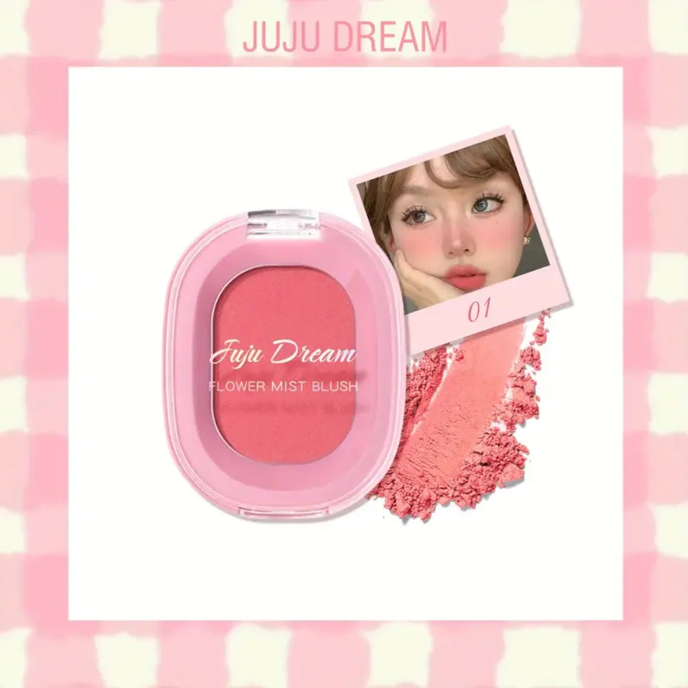 Monochrome Matte Blush Powder Natural Nude Cheek Rouge Brightening Qme