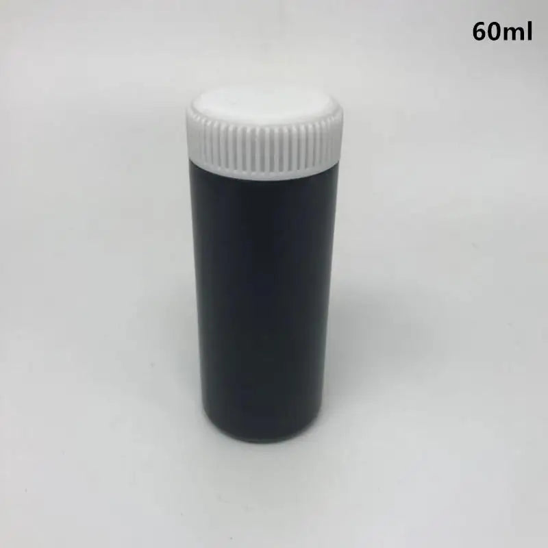 Talcum Powder Bottle Refillable Cosmetic Dispenser Plastic Container Qme Black White