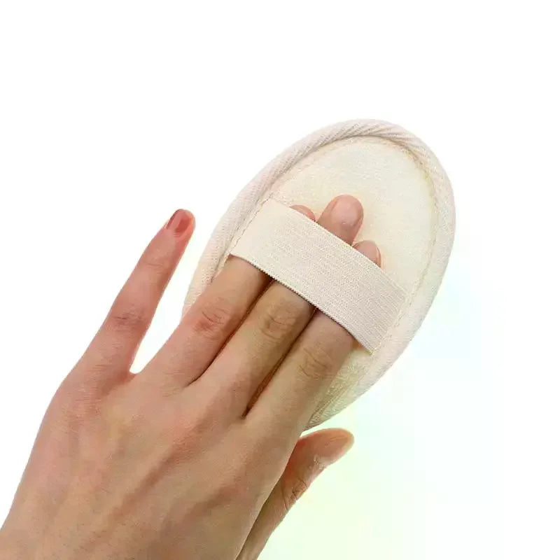 Natural Loofah Body Scrubber Soft Exfoliating Sponge Shower Brush Cleaner Pad Body Skin Care Tool Bath Exfoliator Shower Puff Qme