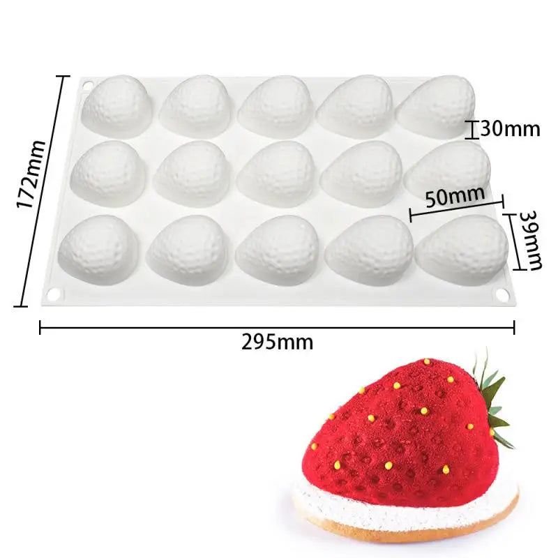 3D Mango Design Silicone Cake Molds Party Pastry Bakeware Fruit Qme 8