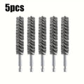 5 Pieces Hexagonal Shank Steel Wire Brush for Electric Drill Cleaning Stainless Steel Wire Brush for Electric Drill Cleaning Qme 5pcs