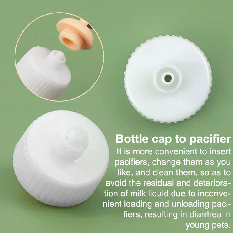 Pet Feeding Nipple Mini Cat Silicone Feeding Feeder For Newborn Small Animals Pet Feeding Can Squeeze Liquid Milk Bottle Qme