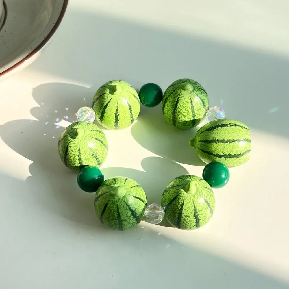 Simple Layered Beads Fruit Necklace Stackable Blueberries Multi Layer Qme B3 bracelet