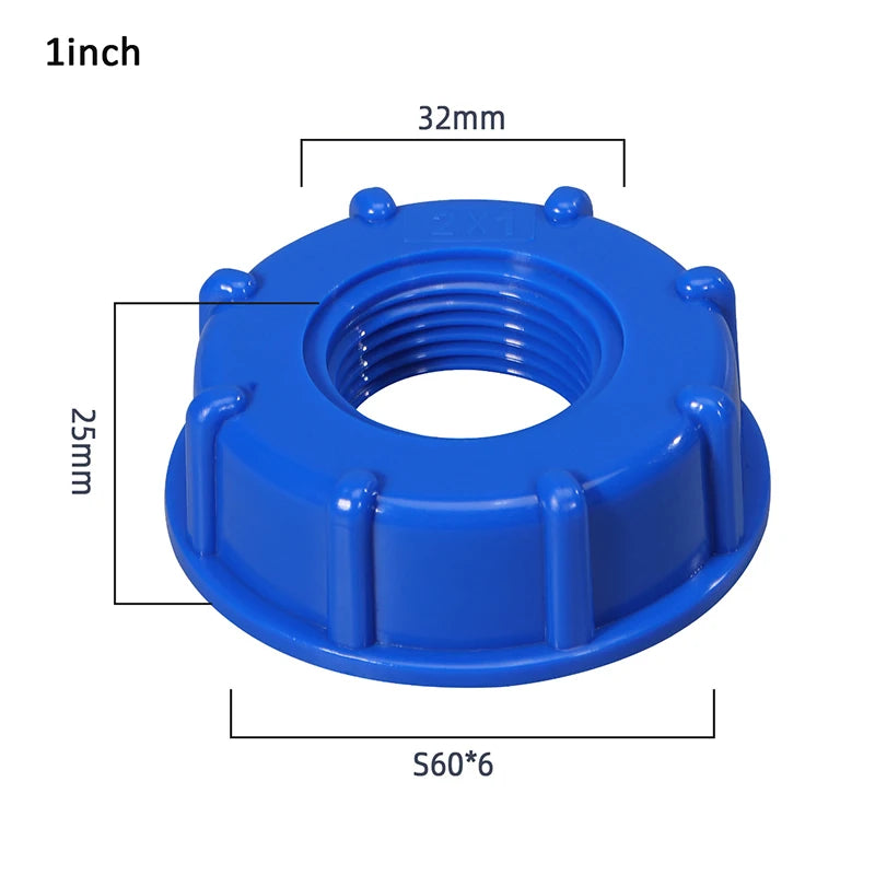 3 Garden Hose Gallon Water Tank Adapter S60x6 IBC Reducing Tote 1 Qme C
