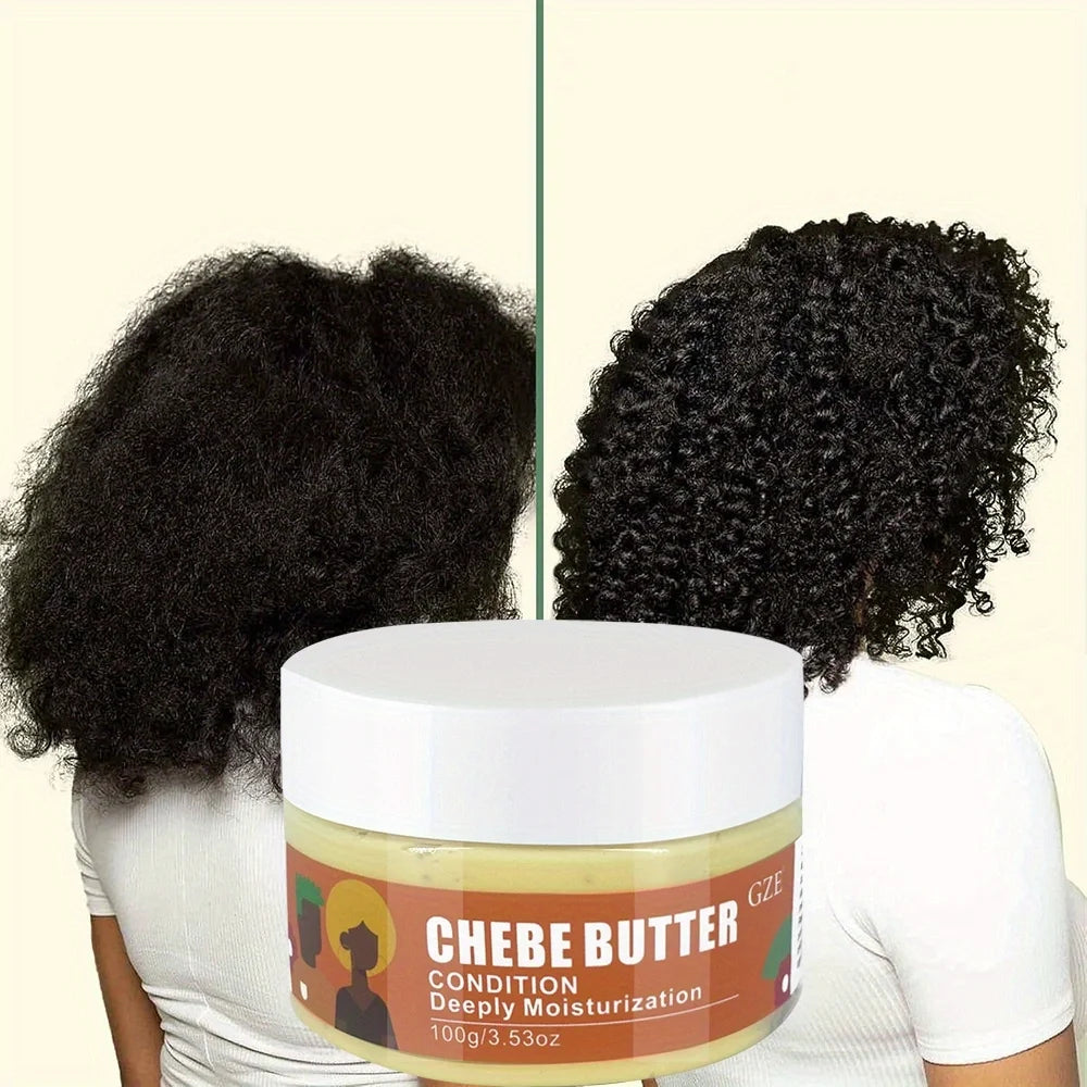 GZE Chebe Butter Condition Deeply Moisturization Hair Growth Repair Damaged Hair Super Smooth African Regrowth Anti Hair Loss Qme