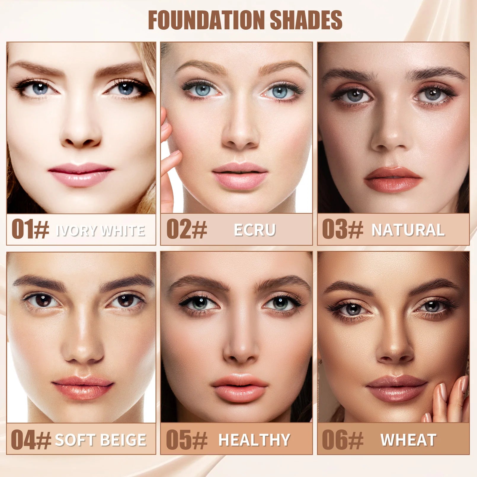 Full Coverage Foundation, Matte Finish Oil-control Liquid Foundation, Covering Blemishes And Dark Spot, Concealer Cream Qme