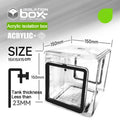 Aquarium Fish Tank Acrylic Isolation Box Stainless Steel Mesh Pneumatic Spawning Incubation Box Ornamental Breeding Room Small Qme isolation box