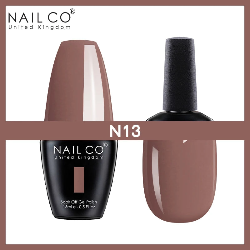 NAILCO Nude Nails Gel Nail Polish UV LED Semi-permant Varnish Hybrid