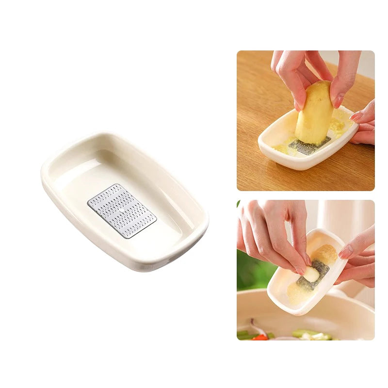 Manual Ginger Grater Chopping Garlic Kitchen Vegetable Cooking Food Qme