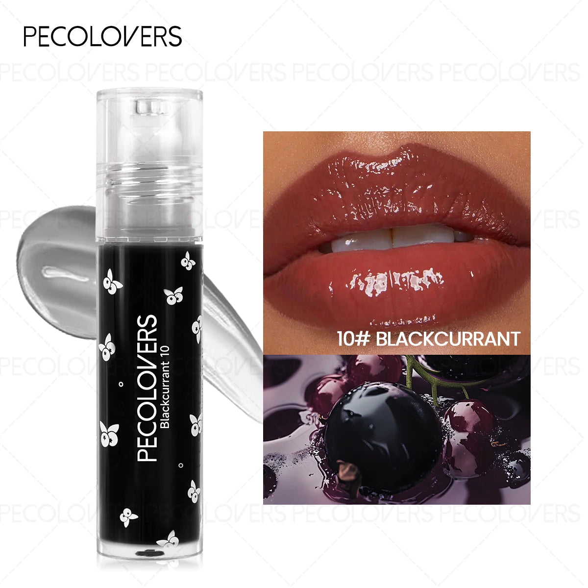 Clear Fruit Flavor Roll-on Lip Oil Moisturizing Hydrating Repair Qme 10