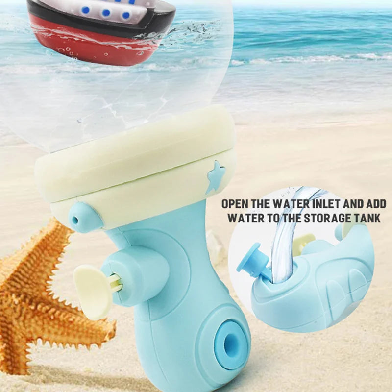 Animal Water Gun with Light for Kids Water Blaster Squirt Guns Pump Toddler Bath Toy for Summer Swimming Pool Beach Outdoor Qme