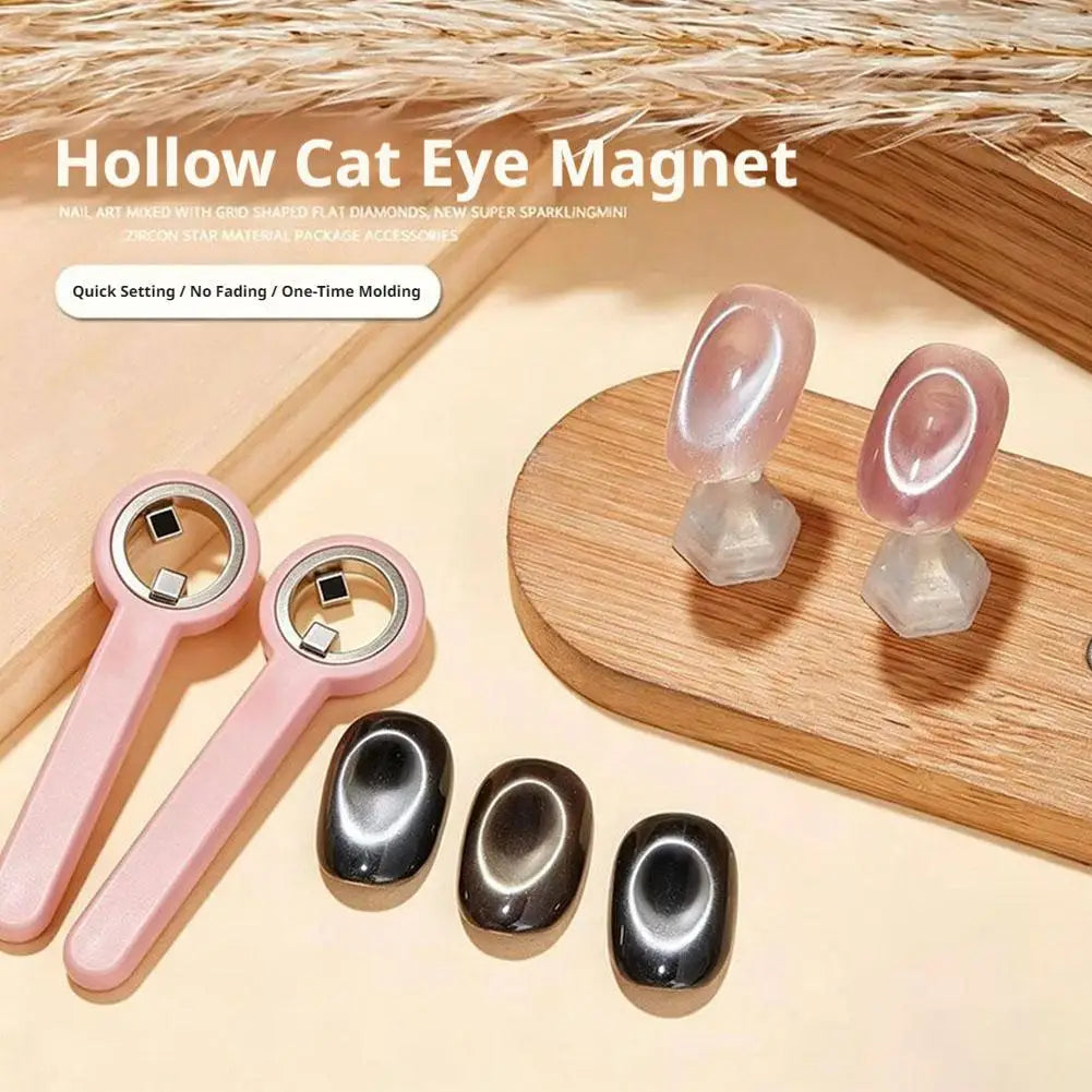 Nail Magnet Tool Cat Eye Ring Magnetic Strong Power DIY Art Manicure Qme