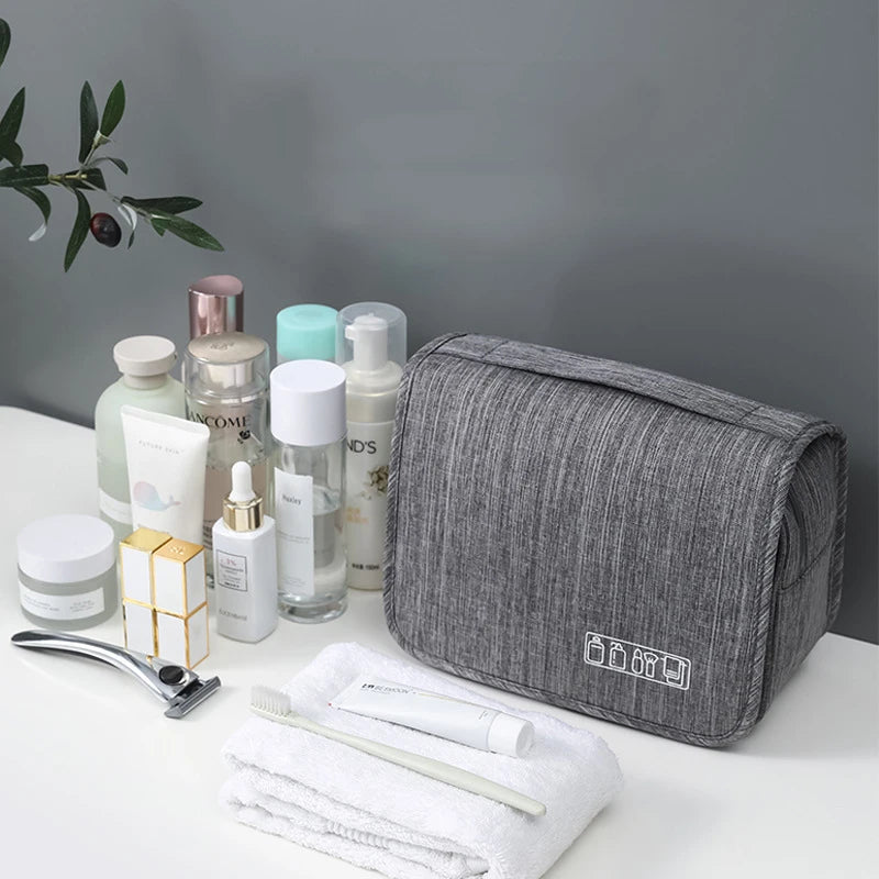Large Capacity Washing Supplies Storage Bag Multifunction Travel Storage Handbag Portable Makeup Bag Waterproof Hanging Bags Qme