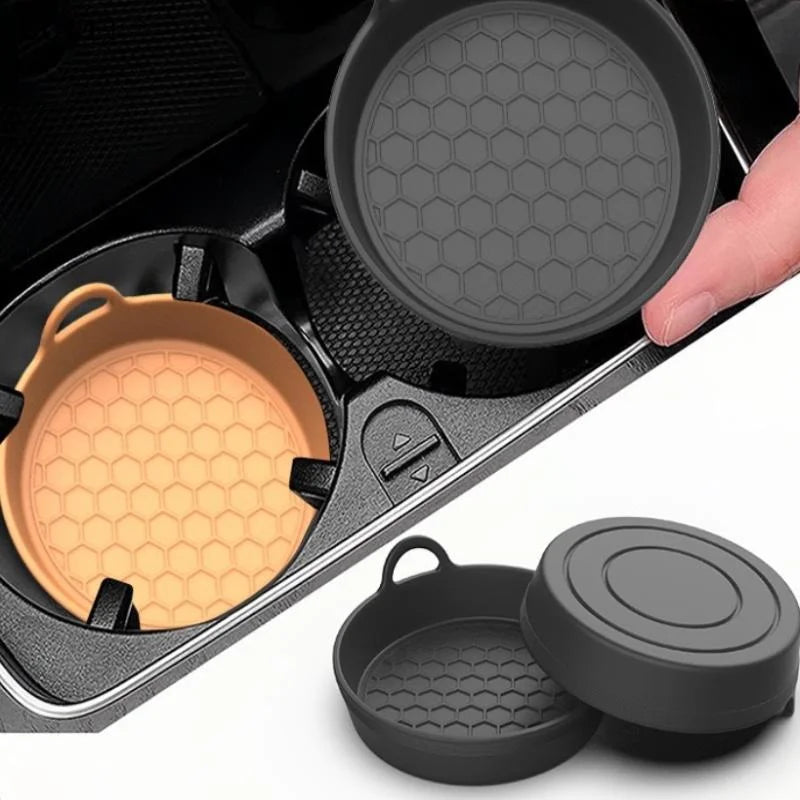 Anti-slip Coaster Car Stable Food Grade Silicone Gel Drink Holder Pad Qme