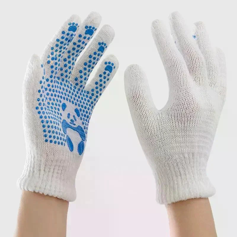 1pair Mittens Children Gloves Non-Slip Breathable Children Work Gloves Animal Pattern Hand Protectors Gardening Gloves Qme