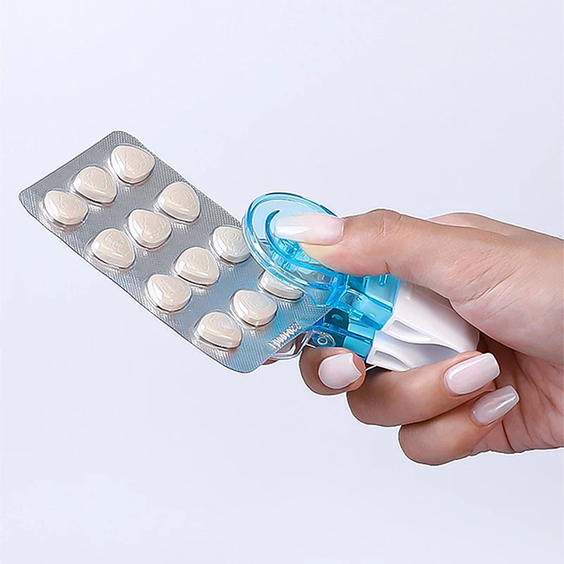 Easy Take Out Pills Package Portable Pill Taker Dispenser Tablet Qme