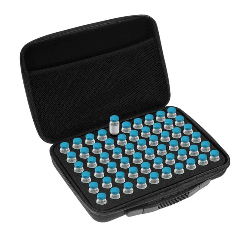 10ml Insulin Vial Refrigerator Storage Box With Mesh Bag, For Organizing Small Injection Vials. Qme