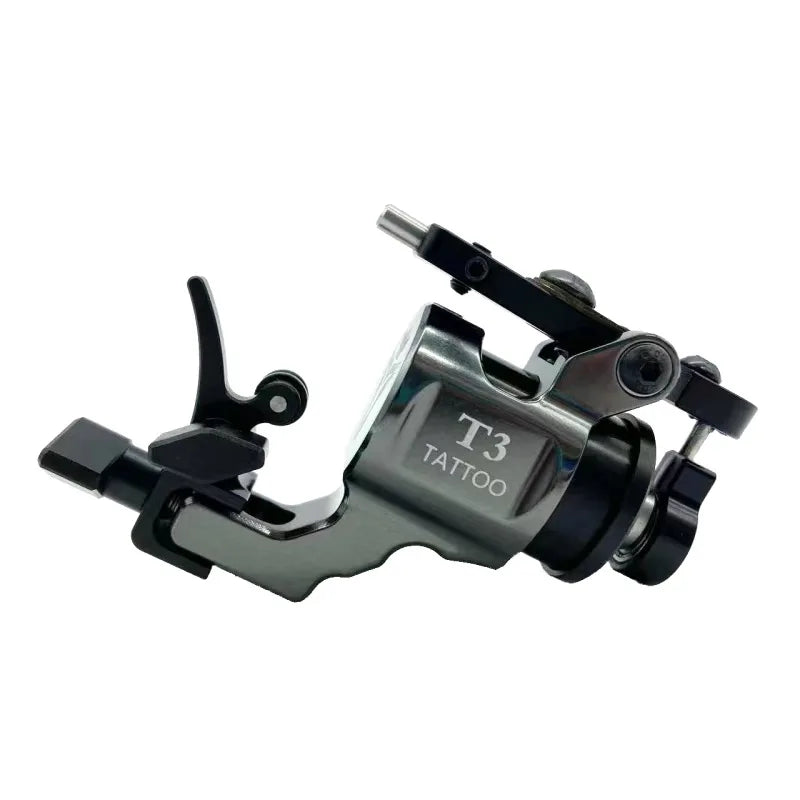 Brand New T3 Rotary Tattoo machine Adjustable Stroke 2225 Powerful Shrapnel Motor 13500RPM RCA Tattoo Gun Qme Grey