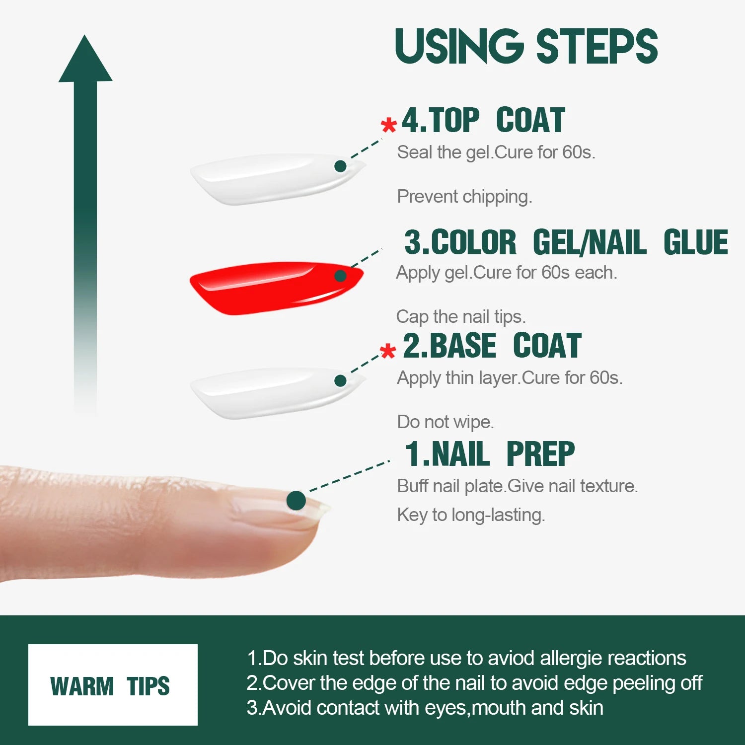 Nailpop Base Coat Gel HEMA TPO Professional Soak Off UV LED Cured Qme