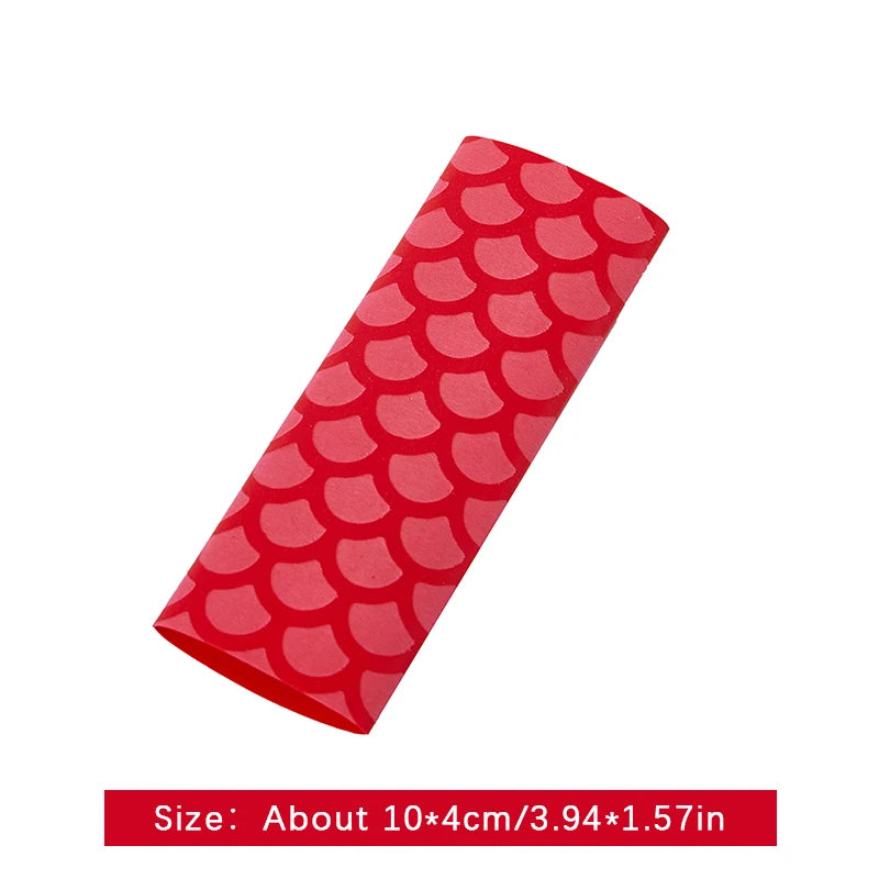 Table Tennis Rackets Overgrip Handle Tape Heat-shrinkable Material Qme Red