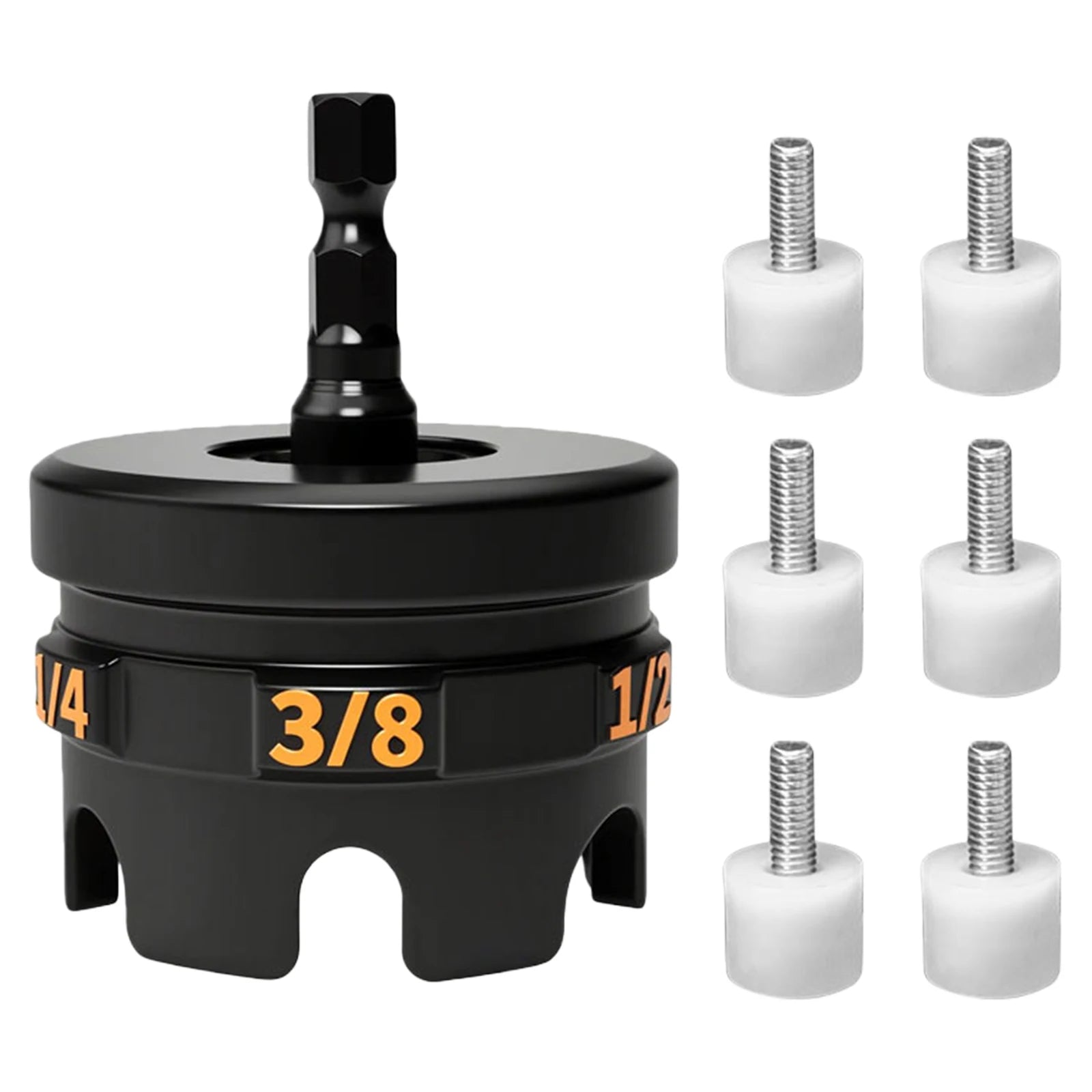 Metal Nut Zipper Drill Attachment For Fast Nut And Bolt Removal Nut Remover Bolt Extractor Tool For Conduit Racks Socket Wrench Qme 1Set