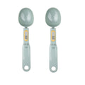 Mini Spoon Scale Digital Kitchen Scale Electronic LCD Food Scale 0.1-500g Cooking Flour Milk Coffee Powder Weight Measure Spoon Qme 2PCS Light green 1Kg