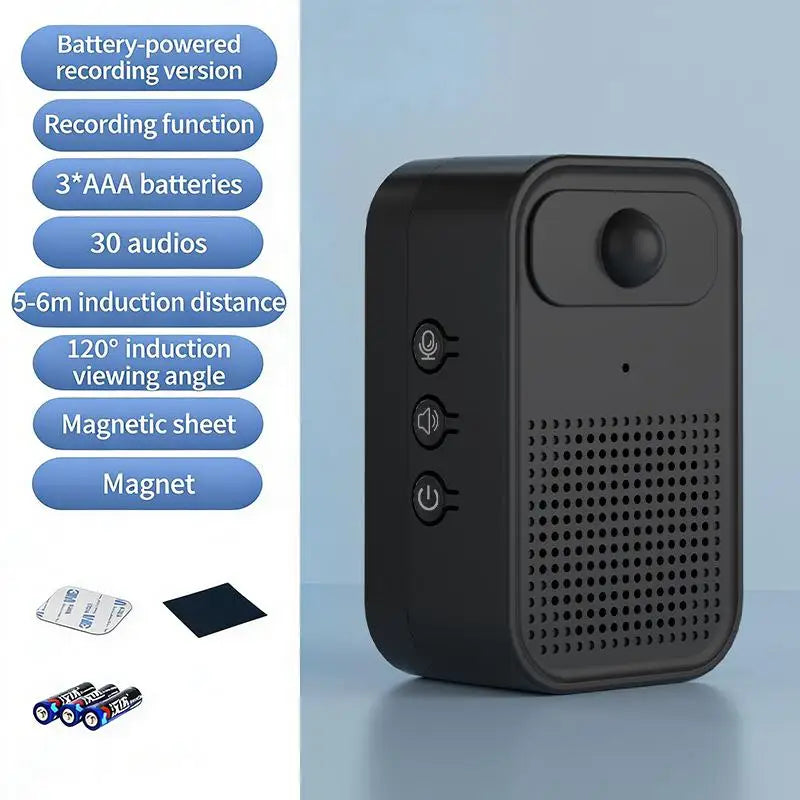 Welcome Door Sensor Store Welcomer Voice Prompter Sensor Infrared Induction Home Outdoor Doorbell Qme A4