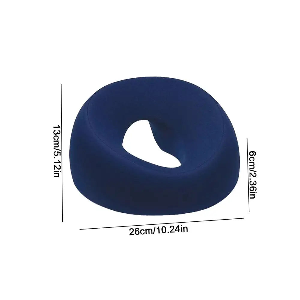 Face Down Pillow Prone Massage Cradle Cushion U Shaped Memory Foam Qme Navy Blue CN