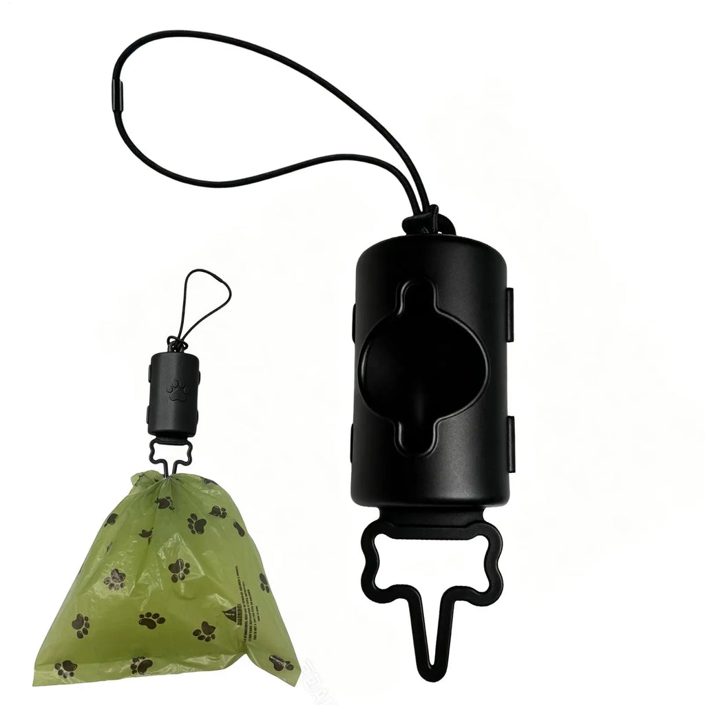 Dog Poop Bag Holder Portable Lightweight Lanyard Bags Rolls Car Qme