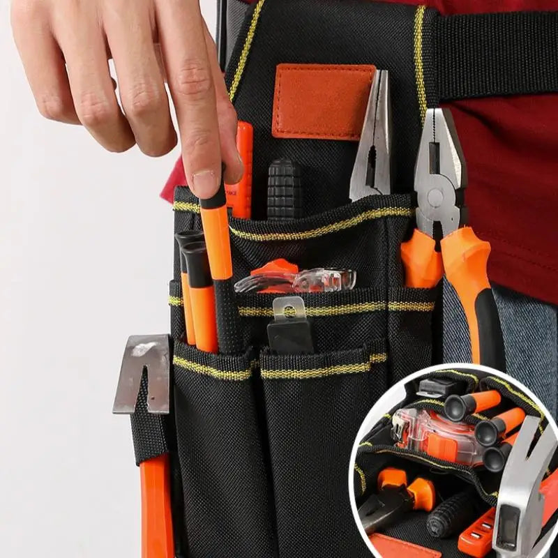 Waist Bag Hardware Tool Multi Layer Electrician Adjustable Thickened Qme