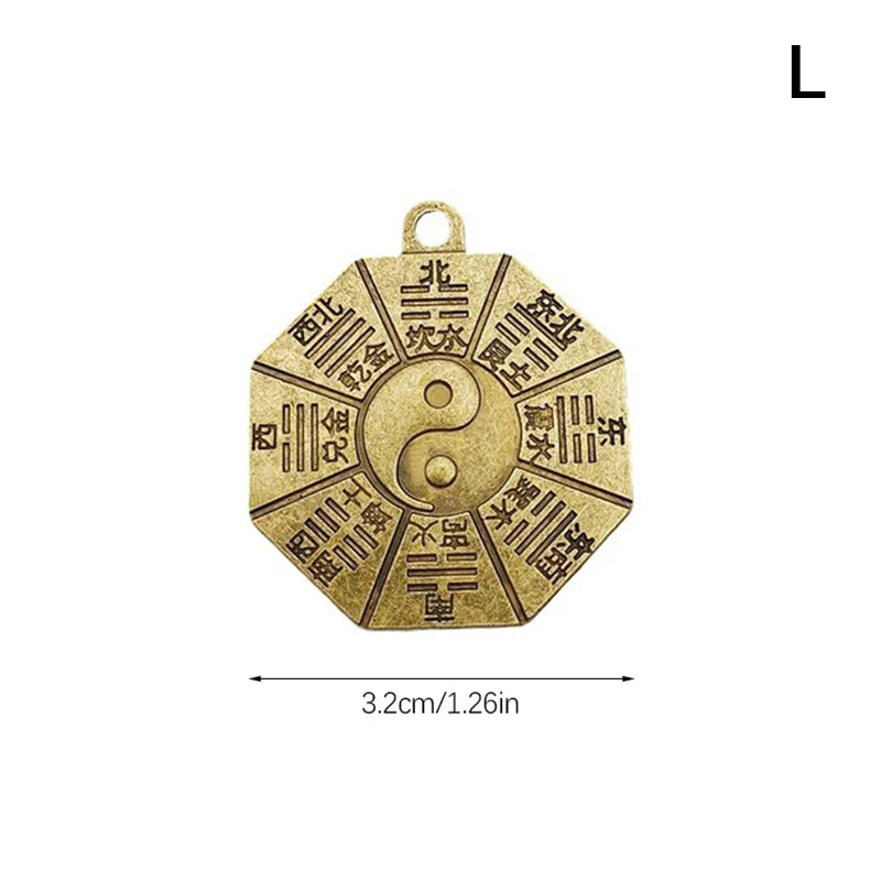 Taoism Bagua Diagrams Pendant Chinese Amulet Yin Yang Divination Qme L