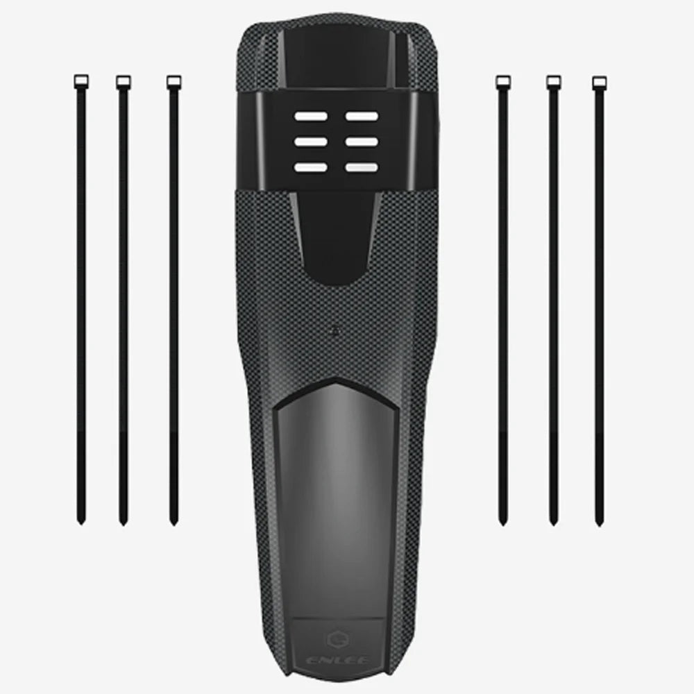 1pc Bicycle Mudguard, Mountain Bike Front And Rear Universal Mudguard, Bicycle Accessories Qme black