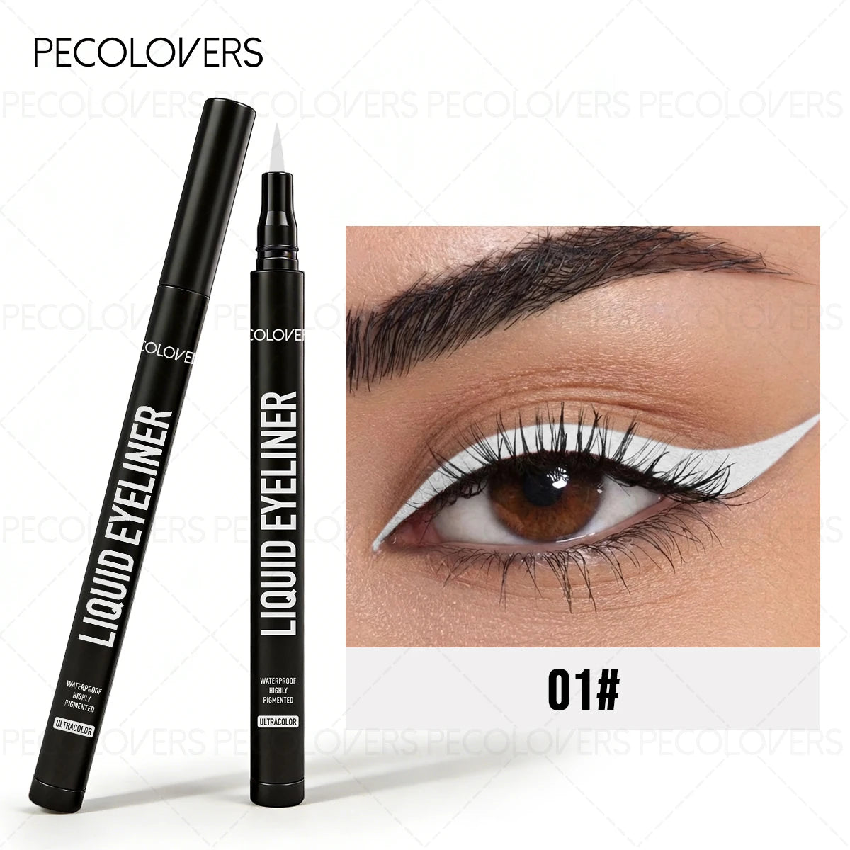 Liquid Eyeliner Pen Rendering Not Easy Smudge Waterproof Suitable Qme 01