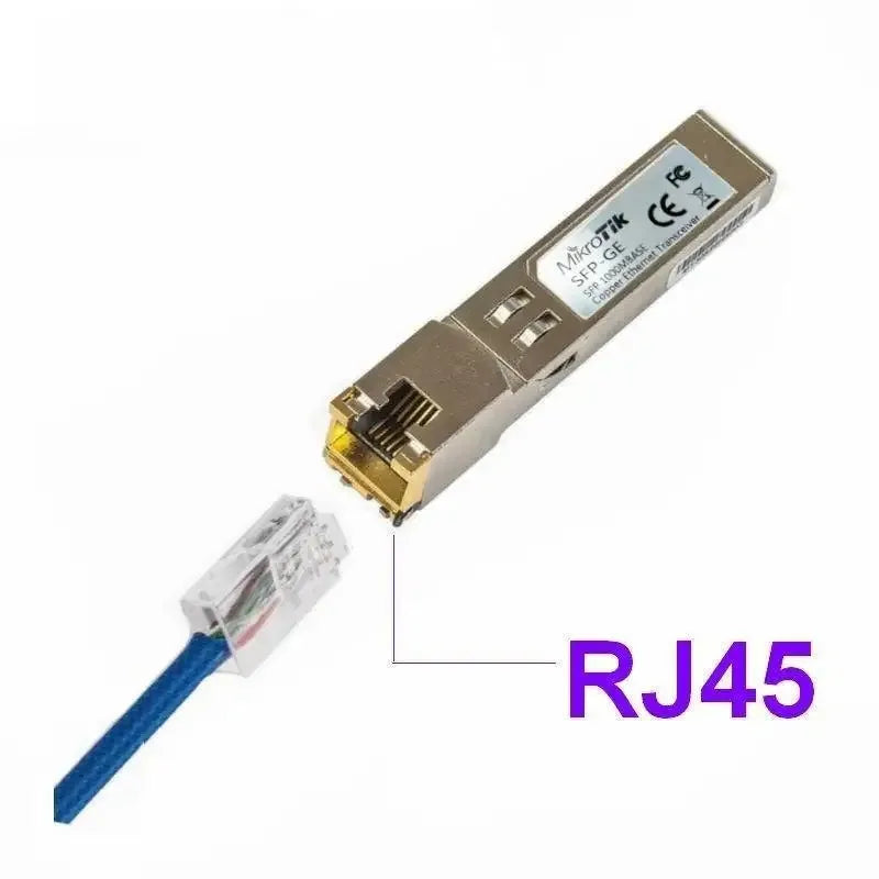 1PCS Gigabit RJ45 Ethernet Media Converter SFP-GE-T GLC-T Optical to Electrical Module for Juniper Qme