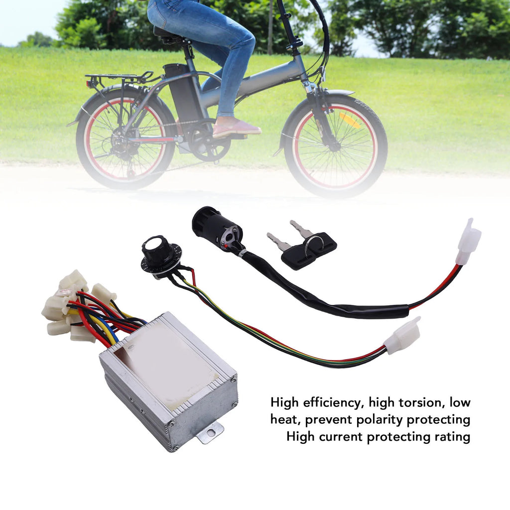 Cycling Motor Speed Controller Direct Current Motor Speed Controller Cycling Control Knob 350W with Electric Door Lock Qme