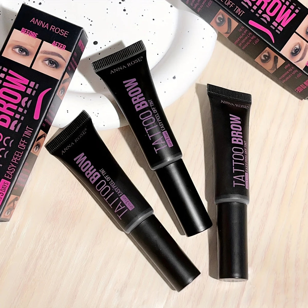 Professional Eyebrow Enhancers Cream Women Natural Liquid Dyeing Eyebrow Set Brow Tattoo Pigments Lasting Waterproof Eyebrow Gel Qme