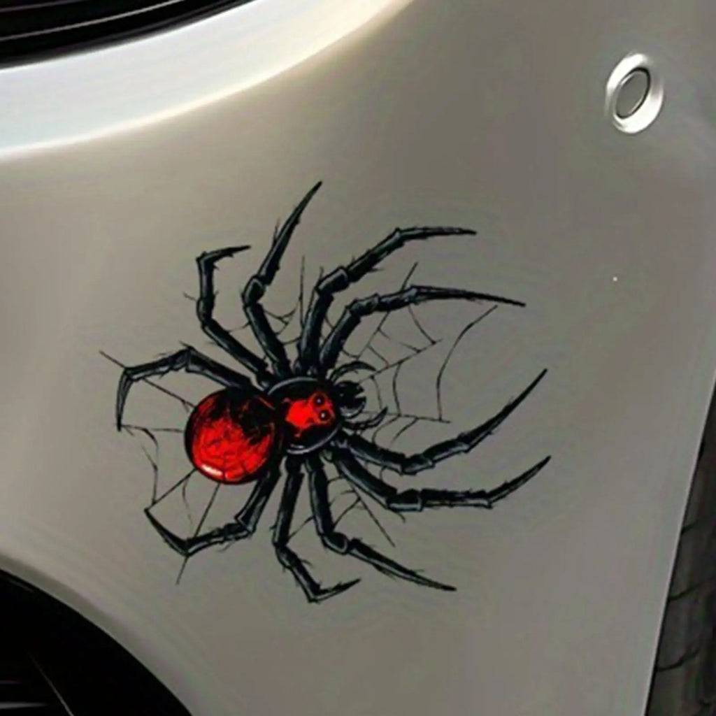 Cartoon Car Stickers Spider Cartoon Car Decals Fashionable Auto Animal Stickers Decorative Car Sticker For Vehicles Decorations Qme