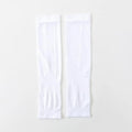 New Gothic Lolita Anime Solid Soft Rock Punk Gloves JK Girls Mittens Oversleeve Men Women Sun Block Cuff Fingerless Arm Warmers Qme WHITE one size