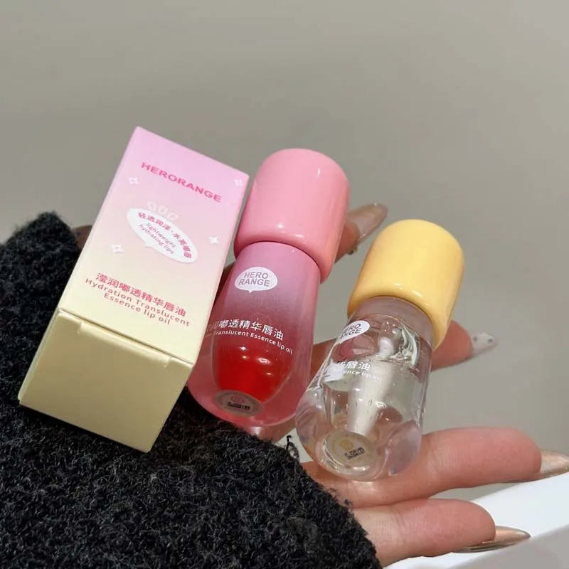 HERORANGE Moisturizing Lip Oil Mirror Gloss Improve Lines Remove Dead Qme