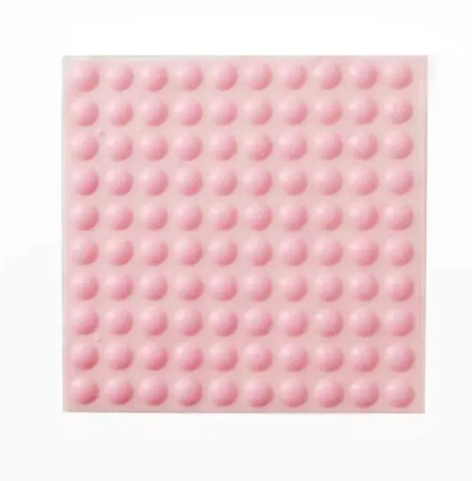 500-100PCS Silicone Shock Absorber Pad Transparent Self Adhesive Door Rear Cabinet Door Anti Collision Furniture Buffer Pad Qme Pink 300pcs