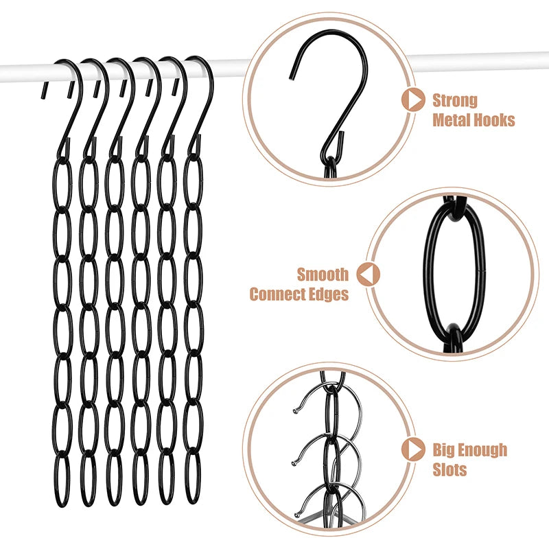 1 Stainless Steel Clothes Hanger Organizer Efficient Clothing Storage Qme