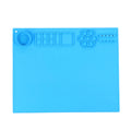 Silicone Painting Mat Art Cup Large Easy Clean Up Protects Surfaces Qme Blue