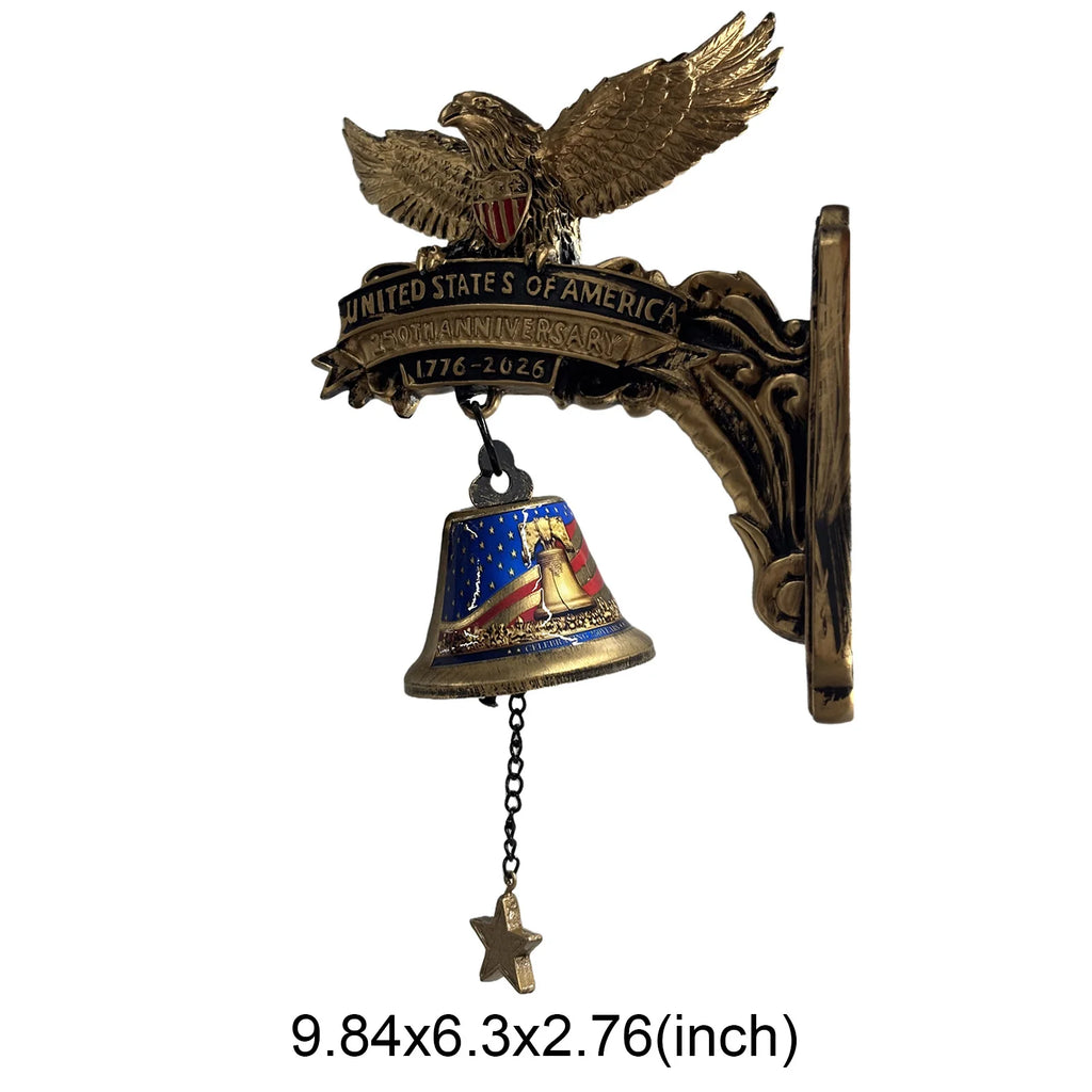 Eagle 250th Anniversary Commemorative Doorbell 1776-2026 Decor Home & Outdoor Doorbell 4th of July for Collectors and Patriotic Qme